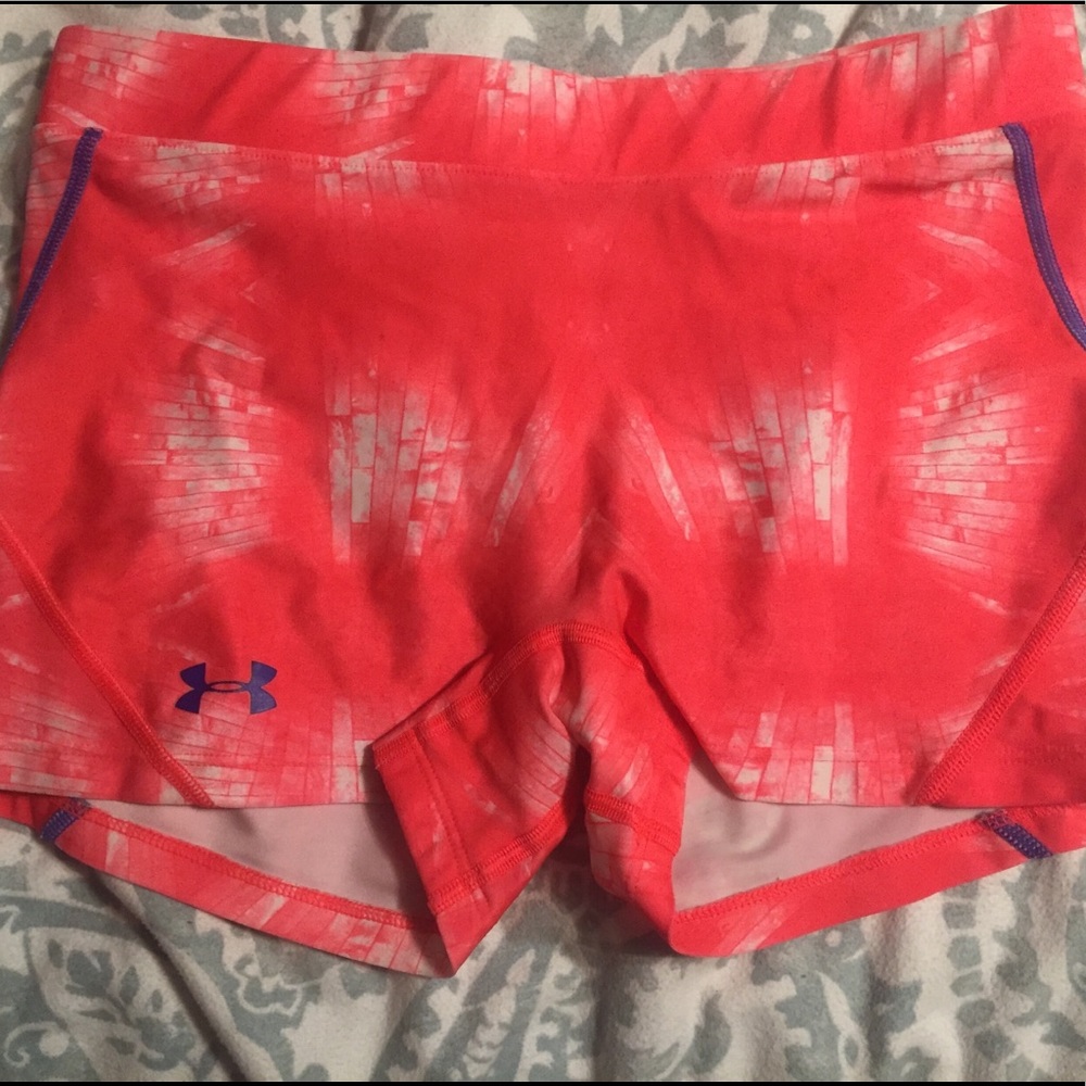 Pink Patterned Under Armour spandex